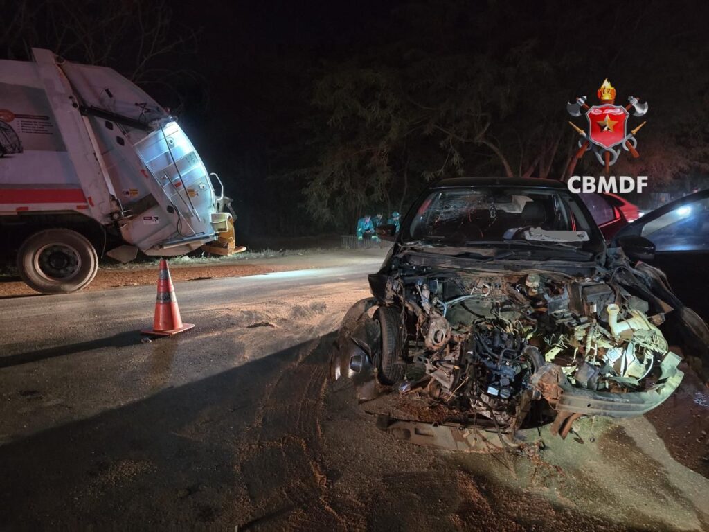 Acidente na Rota do Cavalo deixa ferida em Sobradinho