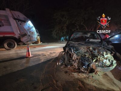 Acidente na Rota do Cavalo deixa ferida em Sobradinho