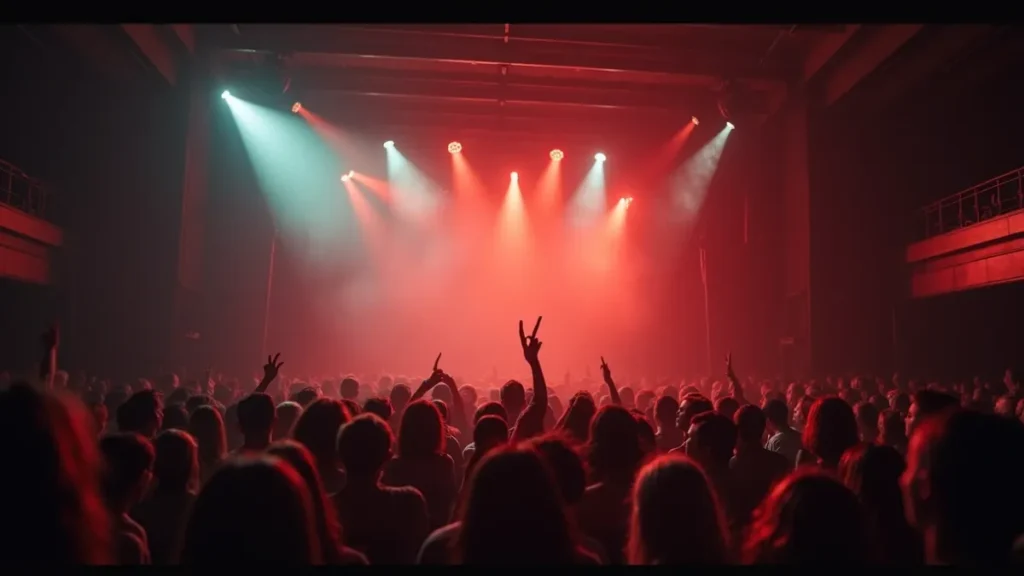 Como os filmes de shows ao vivo são gravados e produzidos