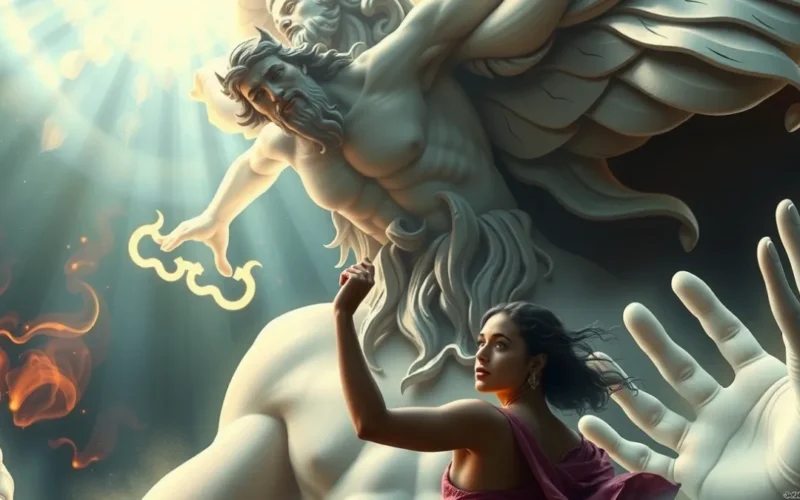 Como Zeus decidia o destino dos heróis na mitologia grega