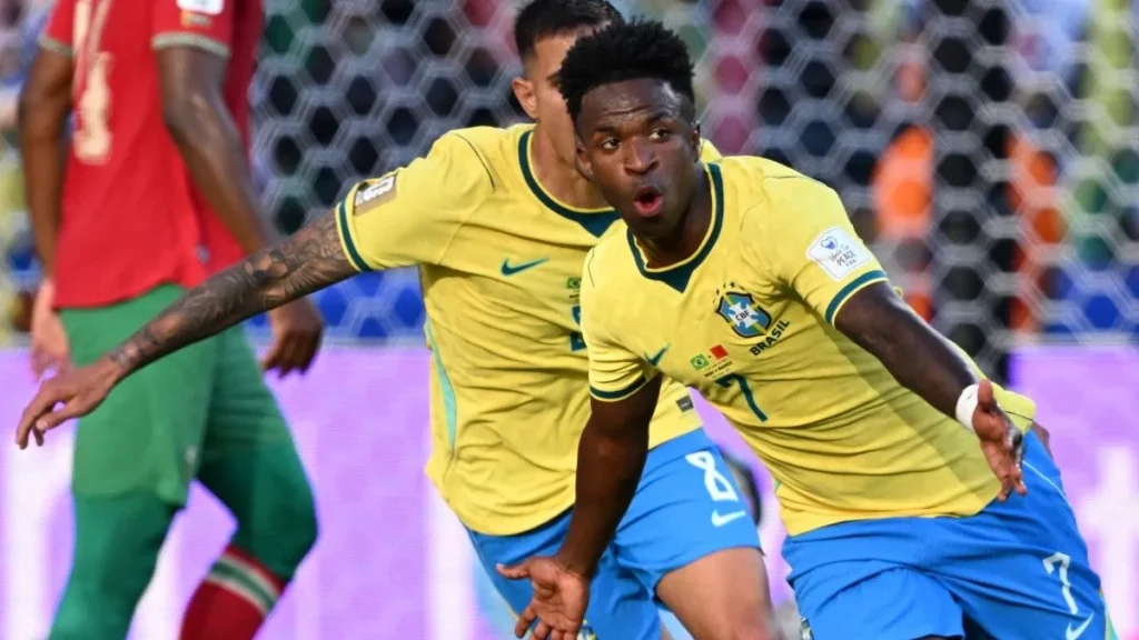 Empate com Marrocos expõe erros de Ancelotti; Vini Jr salva Brasil