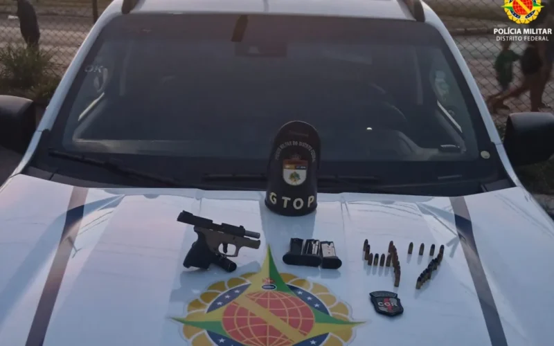 Motorista de app é preso por ameaçar passageira com arma no Recanto das Emas
