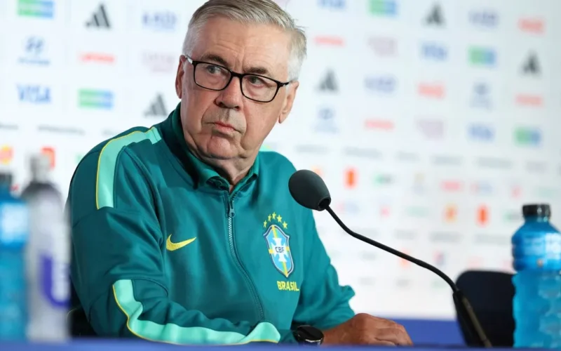 Ancelotti pede coração e organização ao Brasil contra o Japão