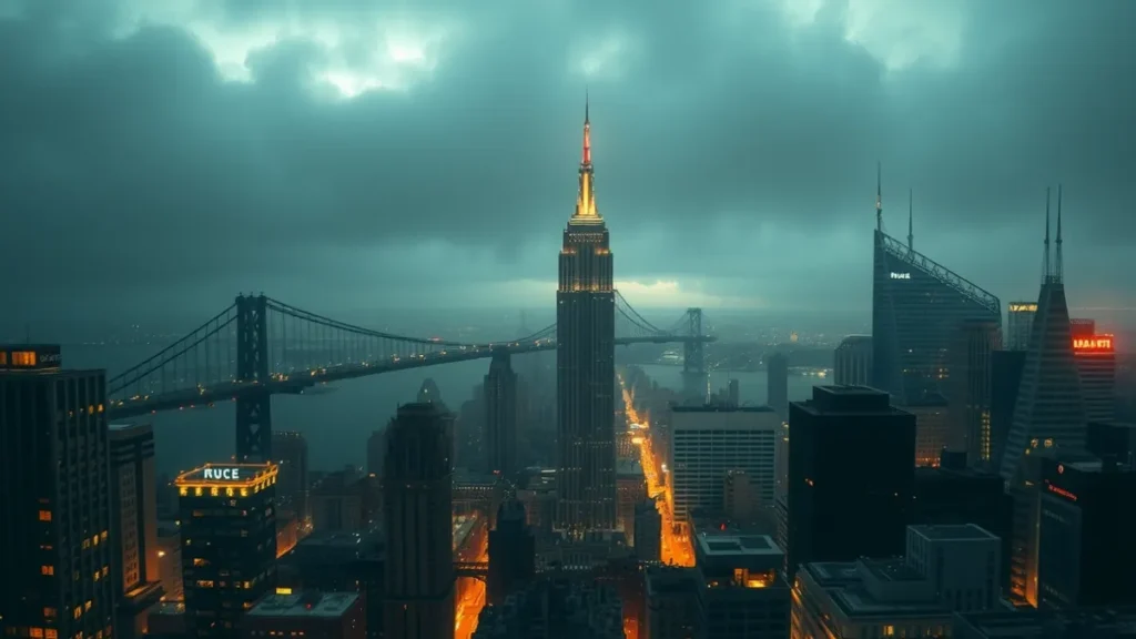 A cidade de Gotham na visão sombria de Christopher Nolan