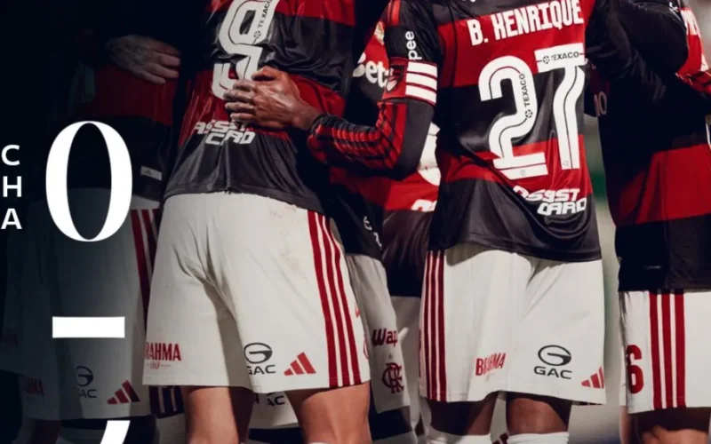 Pedro brilha, Flamengo goleia Chapecoense e pressiona Palmeiras