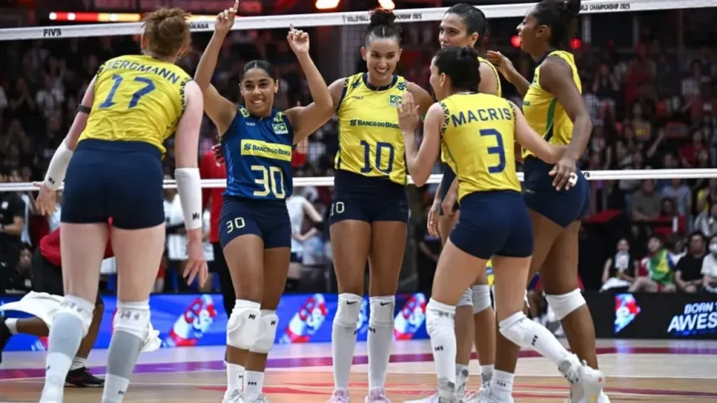 Brasil vence Itália e enfrenta Turquia na final da VNL feminina
