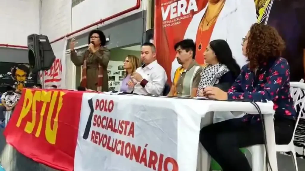 PSTU oficializa chapa com Hertz Dias e Vera Lúcia para 2026