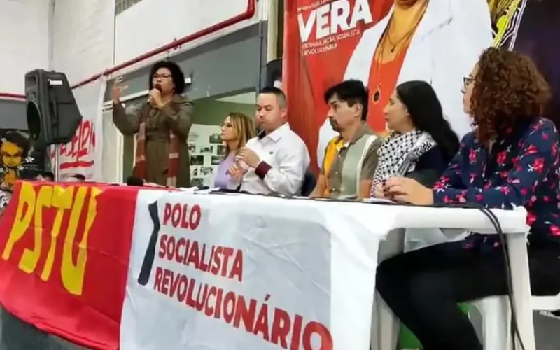 PSTU oficializa chapa com Hertz Dias e Vera Lúcia para 2026